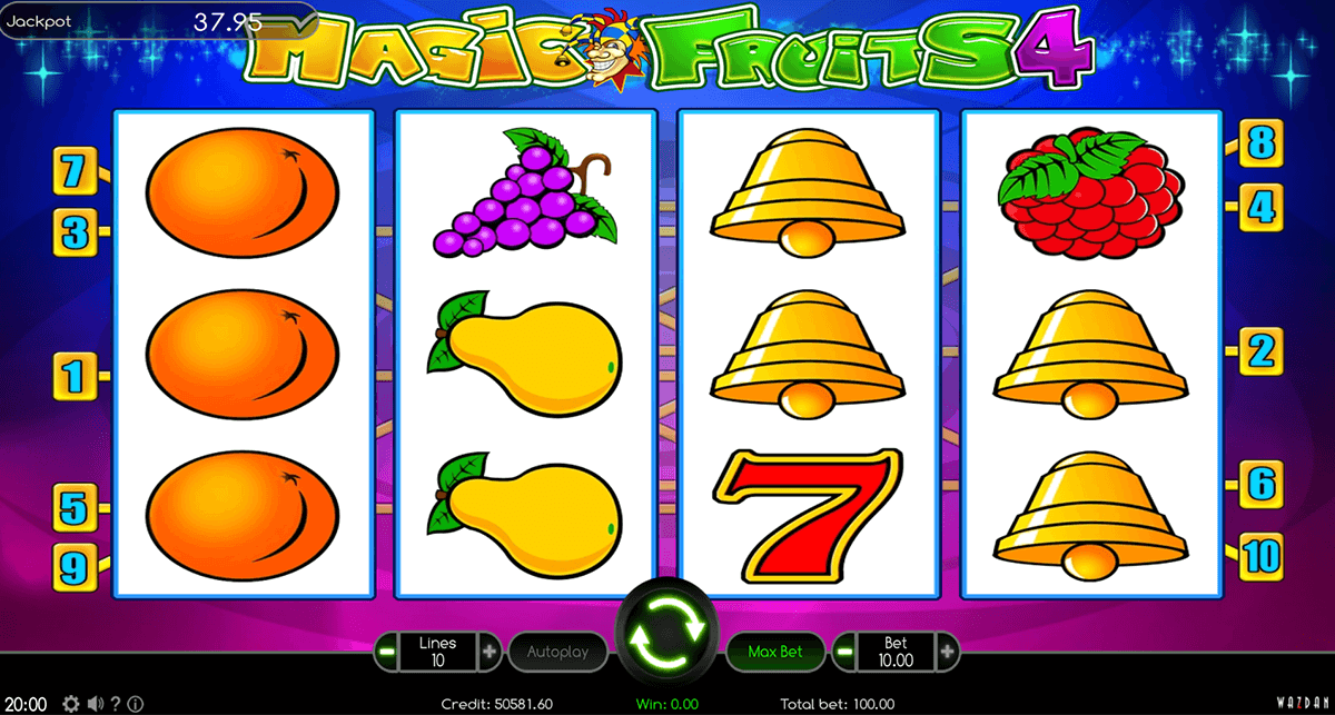 magic fruits 4 slot machine